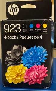 HP 923 4-pak CMYK(4) Oryginalny wkład atramentowy, średnia wydajność wkładu 500 10/26 - Zdjęcie 1 z 1