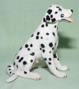 Figura de animal de porcelana en miniatura Klima Dálmata sentado K613 - Imagen 1 de 1