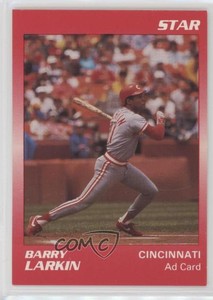 1990 Star Ad Cards Barry Larkin HOF