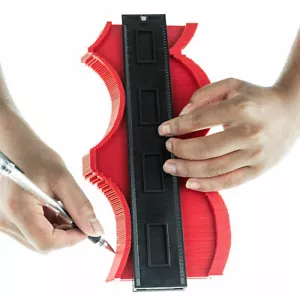 10" Shape Contour Copy Duplicator Circular Frame Profile Gauge Edge Ruler Tool - Picture 1 of 14