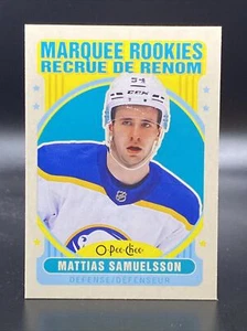 2021-22 O-Pee-Chee Retro Marquee Rookies Mattias Samuelsson #524 RC SP - Picture 1 of 2