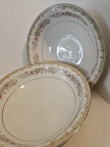 Pair Of Kenwood Bowls Gold Trimmed From Japan - Picture 1 of 9