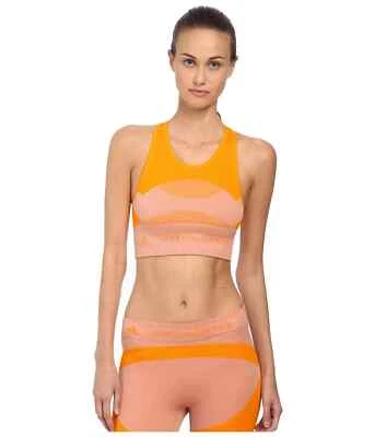 Sujetador deportivo corto Adidas by Stella McCartney CLIMALITE Essential rosa ceniza talla L Foto 1 de 4