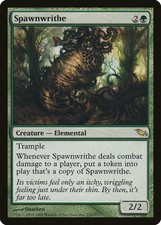 Spawnwrithe Shadowmoor HEAVILY PLD Green Rare MAGIC THE GATHERING CARD ABUGames