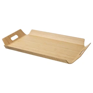 New IKEA SILVERHAJMAL Tray Bamboo Durable Bamboo 58x38cm - Picture 1 of 3