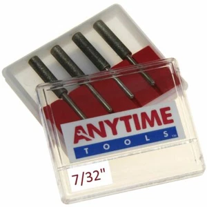 4 piezas AFILADOR DE SIERRA DE CADENA DIAMANTE 7/32" lima de piedra para Dremel 1453 - Imagen 1 de 3