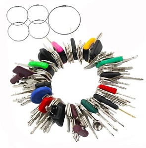 100 Heavy Equipment Key Set/Construction Ignition Key Set Cat JCB Komatsu Case - Picture 1 of 5