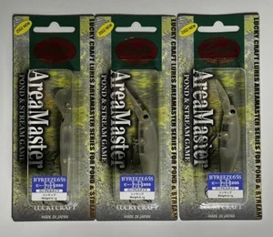 Lucky Craft AreaMaster - (LOT OF 3) B'Freeze 65S Matte Clear (2002 NEW) - Picture 1 of 3