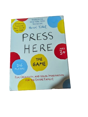 Press Here The Game + Board Book Set Herve Tullet Creativity Visual Imagination - Image 1 of 3