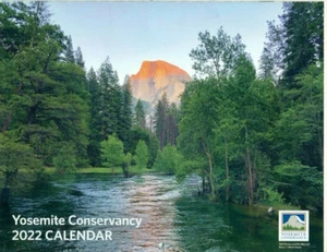 COLLECTIBLE CALENDAR-2022-YOSEMITE CONSERVANCY-WATERFALLS-DEER-TRAILS-BUTTERFLY - Picture 1 of 2