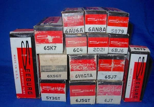 Tubos de vacío para jukeboxes de RCA marca Seeburg nuevos en caja - Imagen 1 de 15