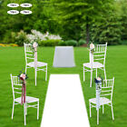 Wedding Chair Flower Aisle Chair Back Floral for Birthday Banquet Decor