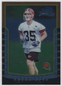 Bowman 2000 cromo Aaron Shea RC #234 Cleveland Browns Michigan Wolverines - Imagen 1 de 2