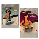 NEW Mattel Hot Wheels Character Cars - Disney - Set Aladdin & Princess Jasmine