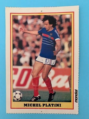 MICHEL PLATINI FRANCE JUVENTUS MONDIAL 82 FOOTBALL ROOKIE CARD MONDIAL (ANTBL38) - Photo 1/2