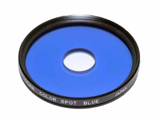 Centre Spot Blue Filter 55mm thread made in Japan Kood - Image 1 of 2