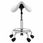 Adjustable Hydraulic Swivel Saddle Stool Spa Salon Rolling Chair With Wheels