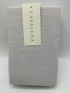Casaluna 26"X26" Light Gray Linen Blend Euro Pillow Sham Fringe Edge - Picture 1 of 5