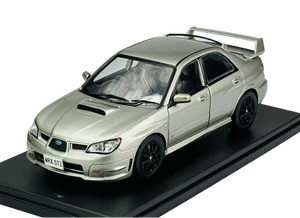 WHITEBOX SUBARU IMPREZA WRX STI SILVER 1:24 DIE CAST METAL MODEL NEW BOX 124208 - Picture 1 of 7