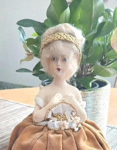 Vintage 1920's Chalkware Doll - Picture 1 of 11