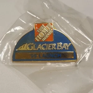 The Home Depot GLACIER BAY LAUNCH 99 Faucets Lapel Pin Hat Jacket Apron Pinback - Picture 1 of 4