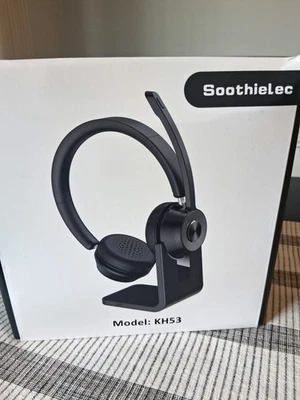 Soothielec Bluetooth Wireless Headset V5.1 Model KH53 Noise Canceling - Image 1 of 4