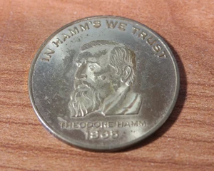 Vintage Hamm Bier Theodor Hamm Medaille Medaille Münze - In Hamm's We Trust - Bild 1 von 2