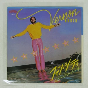 VERNON BURCH FUN CITY CHOCOLATE CITY 7S35 Japan COMPANY SLEEVE VINYL 7 - Imagen 1 de 1