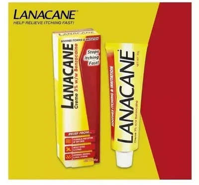 LANACANE Medicated Cream 30g Tube - Fast 2-Day Delivery - Free Shipping - UK - Image 1 of 4