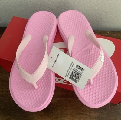 Sandalias chanclas Nike Solay para niños rosa cielo espuma talla 3 años EE. UU. Foto 1 de 4
