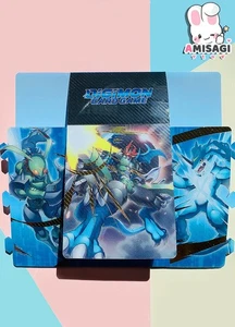 Digimon Card Game - Card Case Veemon Wormmon Original Bandai Anime Manga - Picture 1 of 2