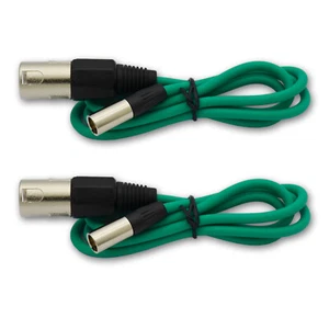 Mini XLR 3Pin Male Mic Cord Microphone Audio Shielded Cable to 3-Pin xlr plug - Picture 1 of 18