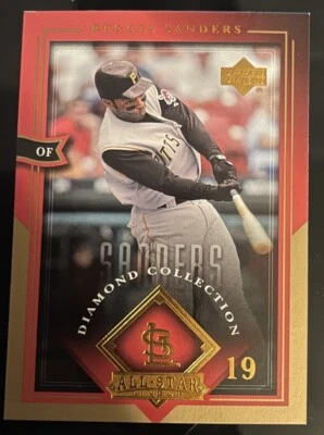 2004 Upper Deck Diamond Collection All-Star Lineup - #69 Reggie Sanders - Image 1 of 2