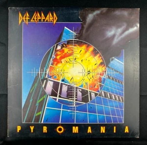 Def Leppard Pyromania vinyl record LP "BE A GRIZZLY" press, 33 RPM EX - Picture 1 of 6