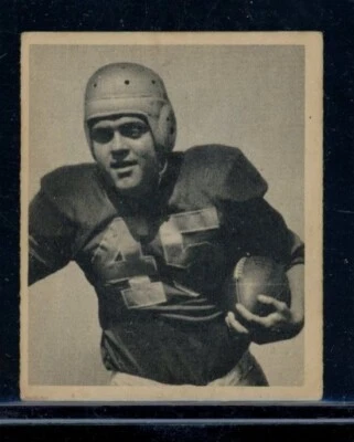 1948 Bowman Football #65 Mike Holovak RC Bears VG-EX LOOK! - Image 1 of 2
