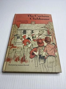 The Curious Clubhouse by Christine Govan 1967 Hardcover Book Weekly Reader Used - Picture 1 of 4