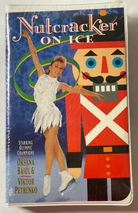 Nutcracker On Ice (VHS, 1995) Christmas Skating Oksana Baiul Viktor Petrenko - Picture 1 of 2