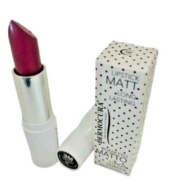 Dermocura LIPSTICK Lippenstift matt tiefrot 7M weiche Lippen
