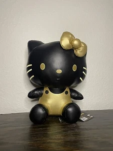 RARE NEW Hello Kitty 12” Black & Gold Kidrobot Target Haulathon Plush 2024 - Picture 1 of 4