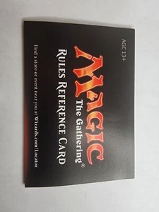 Rules Reference Cards - Magic the Gathering - Magic Origins - 2015 - Wizards. - Picture 1 of 2