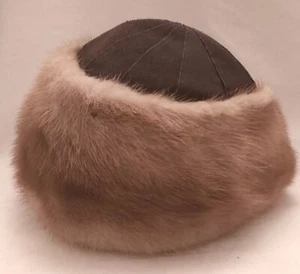 Toque tissu et fourrure, pour femme - Foto 1 di 5