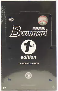 2020 Bowman 1st First Edition Baseball Factory Sealed Hobby Box - Picture 1 of 2