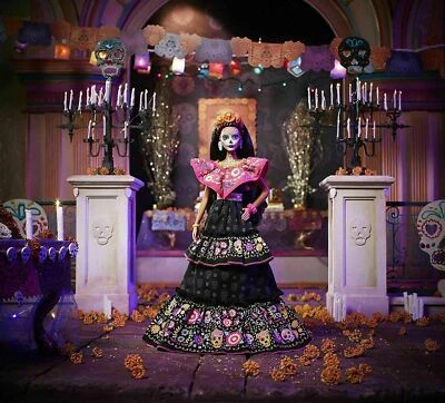 ✅🔥BARBIE DIA DE LOS MUERTOS DOLL - 2021 - DAY OF THE DEAD - *IN HAND* - Image 1 of 4