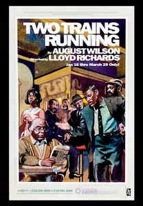 TWO TRAINS RUNNING / AUGUST WILSON / 1992 / ORIGINAL PRODUCTION - Picture 1 of 2