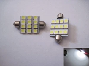 10x High Power 12SMD 3-chips 5050 LED 42mm 211, 6413 Super White High Quality - Picture 1 of 7