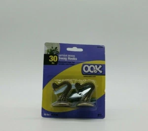 OOK 50342 Swag Hooks with Hardware Antique Brass. - Picture 1 of 1