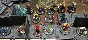 KILLER FROST 048 PSYLOCKE 055 ROBIN 017 HOLLYWOOD GRAVITY Lot 49 Heroclix - Picture 1 of 12