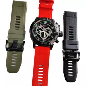 Invicta Corduba Ibiza Diver Men's Watch Black Red Green Chronograph Swiss 52 mm - Picture 1 of 22