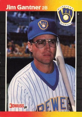 1989 Donruss #264 Jim Gantner Milwaukee Brewers - Image 1 of 2