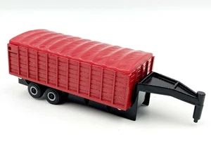 1/64 Red Gooseneck Flatbed Trailer - Picture 1 of 1